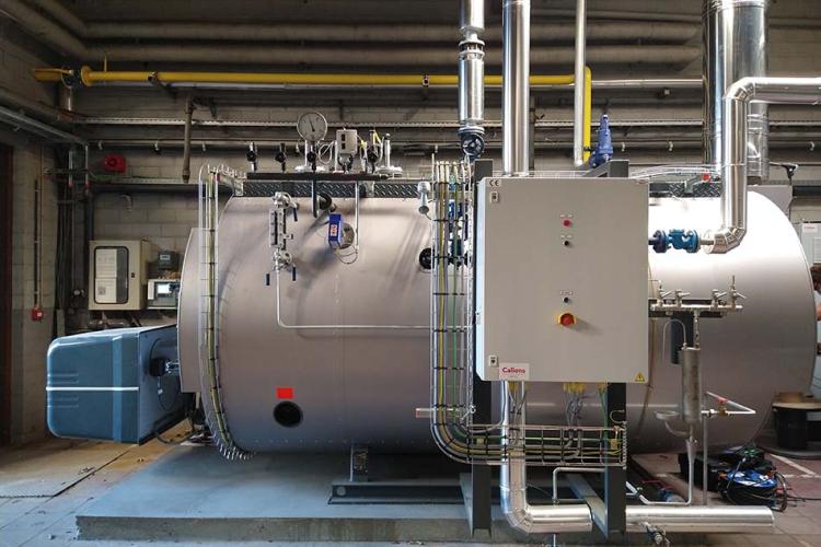 steam boiler biogas