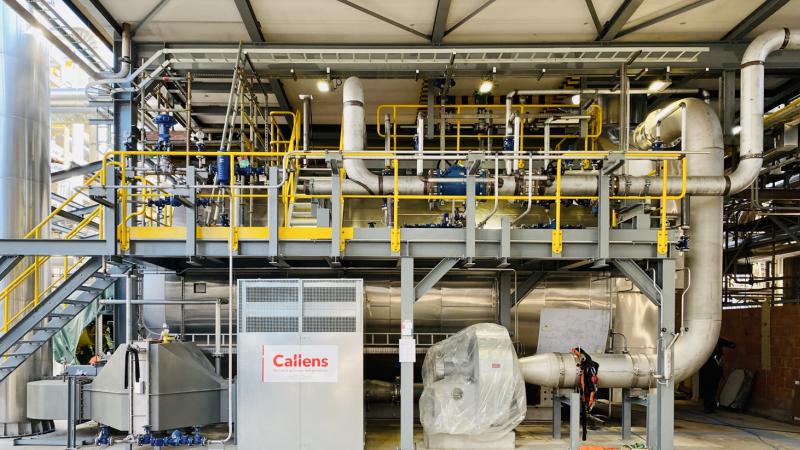 Callens hydrogen steam boiler Vynova