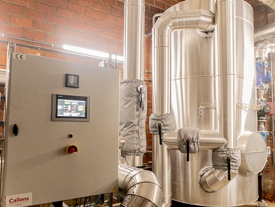 Callens warmtenet warmtewisselaar Nieuwe Dokken 2